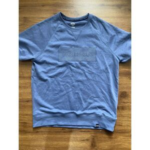 Under Armour Project‎ Rock Originators Men Blue Cutoff Short Sleeve Sweatshirt M